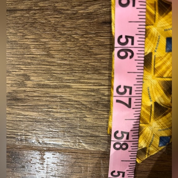 Robert Talbott Best Of Class Gold Silk Tie USA Made - Picture 10 of 10